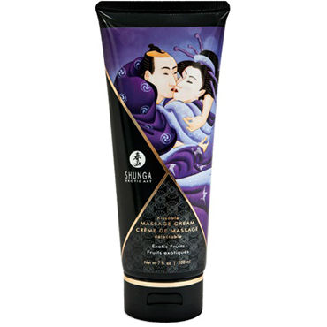 Shunga Kissable Massage Cream Exotic Fruits, 200 мл, Съедобный массажный крем с ароматом экзотических фруктов Shunga Kissable Massage Cream Exotic Fruits, 200 мл, Съедобный массажный крем с ароматом экзотических фруктов