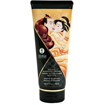 Shunga Kissable Massage Cream Almond Sweetness, 200 мл, Съедобный массажный крем с ароматом миндаля Shunga Kissable Massage Cream Almond Sweetness, 200 мл, Съедобный массажный крем с ароматом миндаля