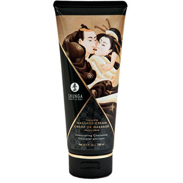 Shunga Kissable Massage Cream Intoxicating Chocolate, 200 мл, Съедобный массажный крем с ароматом шоколада Shunga Kissable Massage Cream Intoxicating Chocolate, 200 мл, Съедобный массажный крем с ароматом шоколада