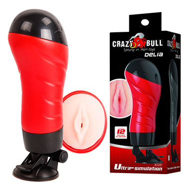 Baile Crazy Bull Delia, Мастурбатор на присоске, с вибрацией Baile Crazy Bull Delia, Мастурбатор на присоске, с вибрацией