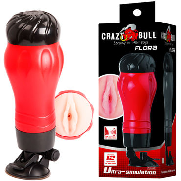 Baile Crazy Bull Flora, Мастурбатор вагина с вибрацией Baile Crazy Bull Flora, Мастурбатор вагина с вибрацией