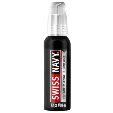 Swiss Navy Premium Anal Lubricant, 473 мл, Расслабляющий анальный лубрикант на силиконовой основе Swiss Navy Premium Anal Lubricant, 473 мл, Расслабляющий анальный лубрикант на силиконовой основе
