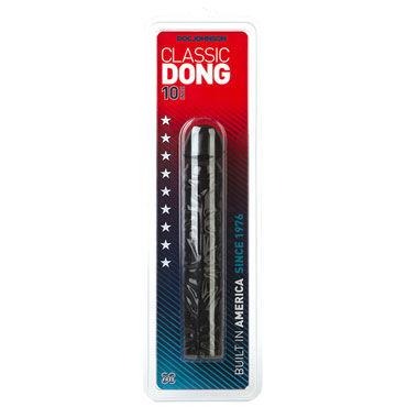 Doc Johnson Classic Dong 25 см, черный - Реалистичный фаллоимитатор - купить в секс шопе Doc Johnson Classic Dong 25 см, черный - Реалистичный фаллоимитатор - купить в секс шопе