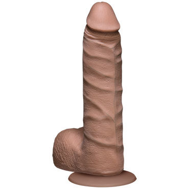 Doc Johnson Vac-U-Lock The Realistic Cock 19 см, коричневый, Реалистичный фаллоимитатор-насадка к трусикам Doc Johnson Vac-U-Lock The Realistic Cock 19 см, коричневый, Реалистичный фаллоимитатор-насадка к трусикам