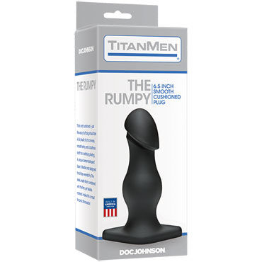 Doc Johnson TitanMen The Rumpy - Анальная пробка - купить в секс шопе Doc Johnson TitanMen The Rumpy - Анальная пробка - купить в секс шопе