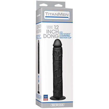 Doc Johnson TitanMen Dong With Suction Cup, 30 см - Реалистичный фаллоимитатор - купить в секс шопе Doc Johnson TitanMen Dong With Suction Cup, 30 см - Реалистичный фаллоимитатор - купить в секс шопе