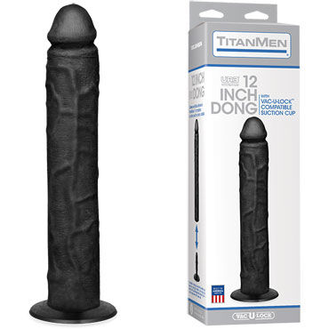 Doc Johnson TitanMen Dong With Suction Cup, 30 см, Реалистичный фаллоимитатор Doc Johnson TitanMen Dong With Suction Cup, 30 см, Реалистичный фаллоимитатор