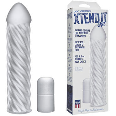 Doc Johnson Xtend It Kit Swirl, Увеличивающая насадка на пенис Doc Johnson Xtend It Kit Swirl, Увеличивающая насадка на пенис