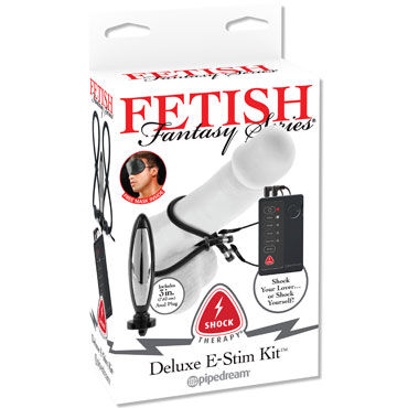 Pipedream Fetish Fantasy Shock Therapy Deluxe E-Stim Kit, Набор для электростимуляции с различными насадками Pipedream Fetish Fantasy Shock Therapy Deluxe E-Stim Kit, Набор для электростимуляции с различными насадками
