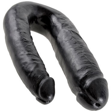 Pipedream King Cock U-Shaped Large Double Trouble, черный - фото, отзывы Pipedream King Cock U-Shaped Large Double Trouble, черный - фото, отзывы