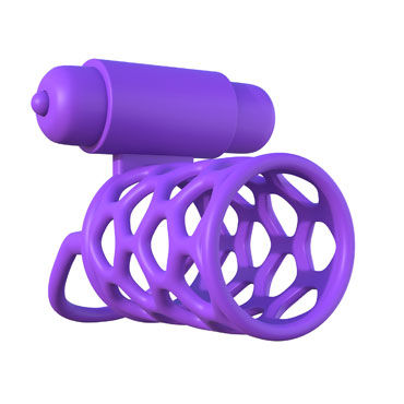 Pipedream Fantasy C-Ringz Vibrating Couples Cage - фото, отзывы Pipedream Fantasy C-Ringz Vibrating Couples Cage - фото, отзывы