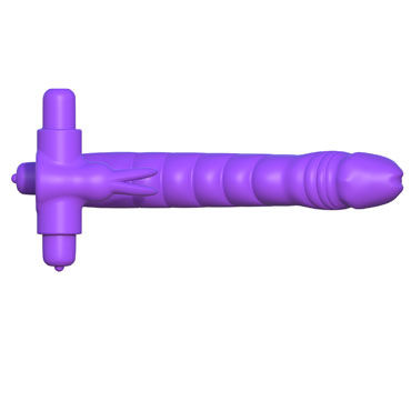 Pipedream Fantasy C-Ringz Silicone Double Penetrator Rabbit - подробные фото в секс шопе Condom-Shop Pipedream Fantasy C-Ringz Silicone Double Penetrator Rabbit - подробные фото в секс шопе Condom-Shop