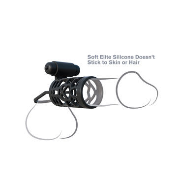 Pipedream Fantasy C-Ringz Thick Dick Silicone Vibrating Cage - фото 7 Pipedream Fantasy C-Ringz Thick Dick Silicone Vibrating Cage - фото 7