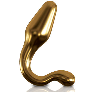 Pipedream Icicles Gold Edition G12 - Стеклянный анальный стимулятор - купить в секс шопе Pipedream Icicles Gold Edition G12 - Стеклянный анальный стимулятор - купить в секс шопе