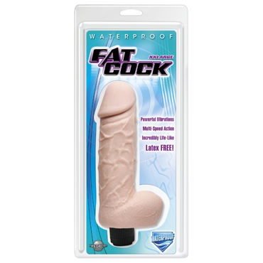 Pipedream XXLarge Fat Cock, Реалистичный вибратор с мошонкой Pipedream XXLarge Fat Cock, Реалистичный вибратор с мошонкой