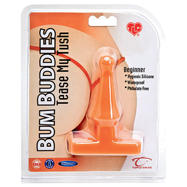 Topco Bum Buddies Tease My Tush Beginner, Анальная пробка для начинающих Topco Bum Buddies Tease My Tush Beginner, Анальная пробка для начинающих