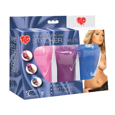 Topco CyberSkin Stroker Triplets, разноцветный - фото, отзывы Topco CyberSkin Stroker Triplets, разноцветный - фото, отзывы