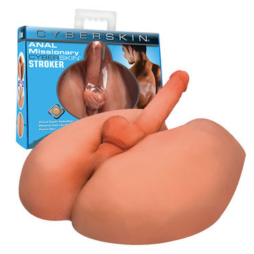 Topco Anal Missionary CyberSkin Stroker, Мастурбатор анус и фаллос Topco Anal Missionary CyberSkin Stroker, Мастурбатор анус и фаллос