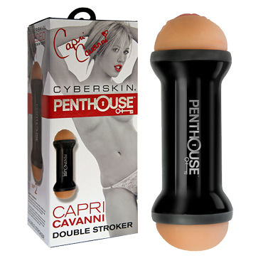 Topco Penthouse Double Sided Stroker Capri Cavanni, Двухсторонний мастурбатор, слепок порнозвезды Topco Penthouse Double Sided Stroker Capri Cavanni, Двухсторонний мастурбатор, слепок порнозвезды