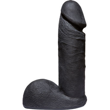 Doc Johnson Vac-U-Lock UR3 Cock 17.5 см, черный - Реалистичная насадка фаллоимитатор - купить в секс шопе Doc Johnson Vac-U-Lock UR3 Cock 17.5 см, черный - Реалистичная насадка фаллоимитатор - купить в секс шопе