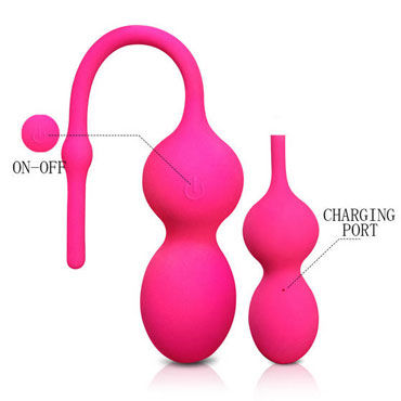 iBall Smart Kegel Ball Hiball, розовые - Вагинальные шарики - тренажер - купить в секс шопе iBall Smart Kegel Ball Hiball, розовые - Вагинальные шарики - тренажер - купить в секс шопе