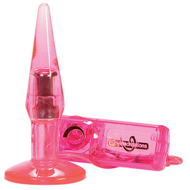 Gopaldas Butt Plug розовый, Анальная пробка с выносным пультом Gopaldas Butt Plug розовый, Анальная пробка с выносным пультом
