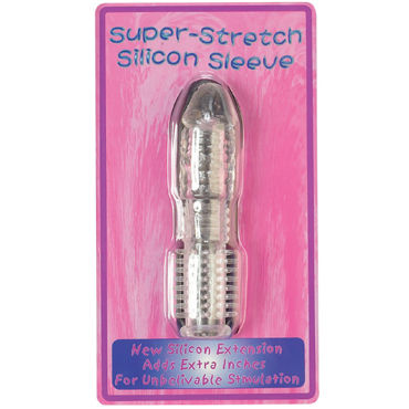 Gopaldas Super Strech, Насадка на пенис с бусинками Gopaldas Super Strech, Насадка на пенис с бусинками