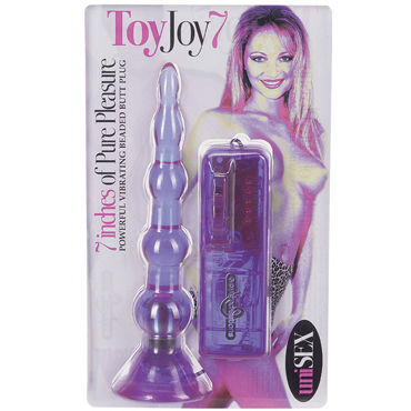 Gopaldas Toy Joy 7 голубой, Анальная елочка с вибрацией Gopaldas Toy Joy 7 голубой, Анальная елочка с вибрацией