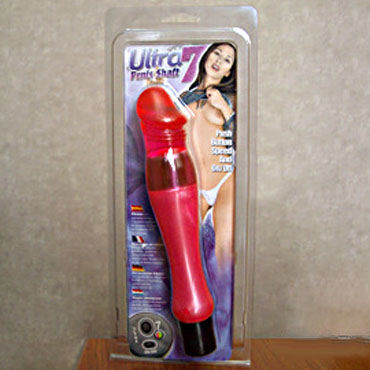 Gopaldas Ultra 7 Penis Shaft розовый, Реалистичный вибратор с упругой головкой Gopaldas Ultra 7 Penis Shaft розовый, Реалистичный вибратор с упругой головкой