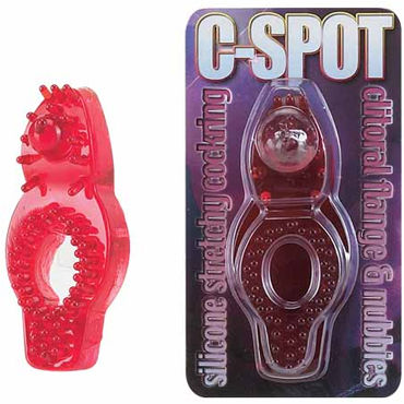 Gopaldas C-Spot Cock Ring красный - Эрекционное кольцо со стимуляцией клитора - купить в секс шопе Gopaldas C-Spot Cock Ring красный - Эрекционное кольцо со стимуляцией клитора - купить в секс шопе