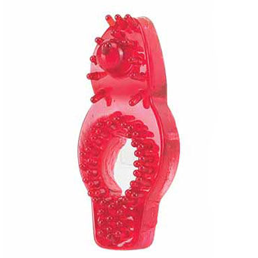 Gopaldas C-Spot Cock Ring красный, Эрекционное кольцо со стимуляцией клитора Gopaldas C-Spot Cock Ring красный, Эрекционное кольцо со стимуляцией клитора