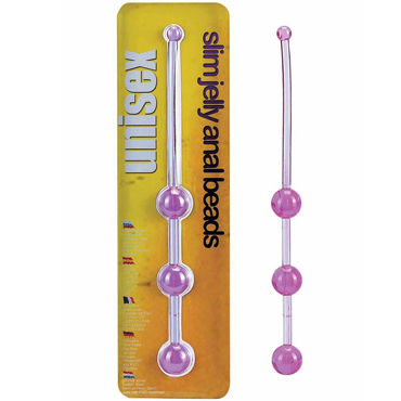 Gopaldas Slim Jelly Anal Beads розовый, Гелиевые анальные шарики Gopaldas Slim Jelly Anal Beads розовый, Гелиевые анальные шарики