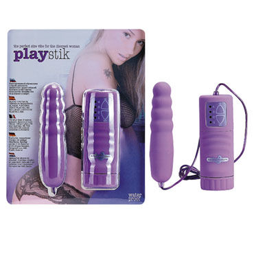 Gopaldas PlayStik фиолетовый, Вибратор с пультом управления Gopaldas PlayStik фиолетовый, Вибратор с пультом управления