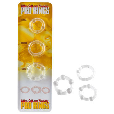Gopaldas Stretchy Pro Rings, Набор из трех эрекционных колец Gopaldas Stretchy Pro Rings, Набор из трех эрекционных колец