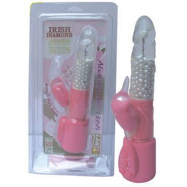 Sextoy Irish Diamond, Вибратор с клиторальным стимулятором Sextoy Irish Diamond, Вибратор с клиторальным стимулятором