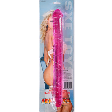 Sextoy Two Head розовый, Двусторонний фаллоимитатор Sextoy Two Head розовый, Двусторонний фаллоимитатор