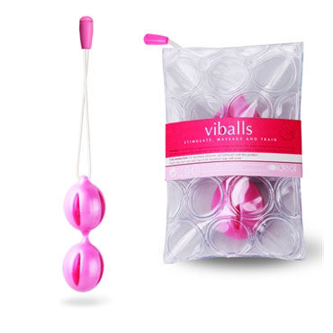 Ideal Viballs розовый, Вагинальные шарики Ideal Viballs розовый, Вагинальные шарики
