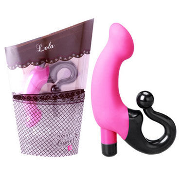Ideal Lola розовый, Вибромассажер анатомической формы Ideal Lola розовый, Вибромассажер анатомической формы