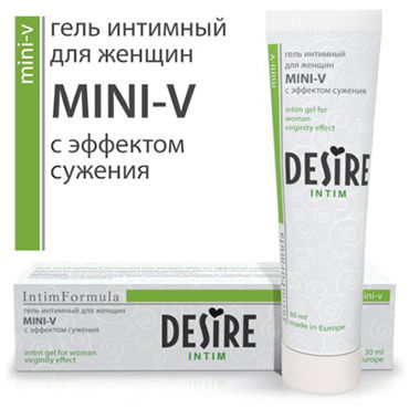 Desire Mini-V, 30 мл, Интимный гель для женщин c эффектом сужения Desire Mini-V, 30 мл, Интимный гель для женщин c эффектом сужения