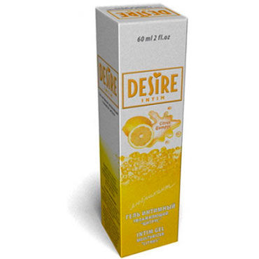 Desire Лубрикант, 60 мл, С ароматом цитруса Desire Лубрикант, 60 мл, С ароматом цитруса