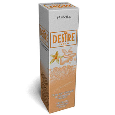 Desire Intim Vanilla, 60 мл, Лубрикант на водной основе с ароматом ванили Desire Intim Vanilla, 60 мл, Лубрикант на водной основе с ароматом ванили