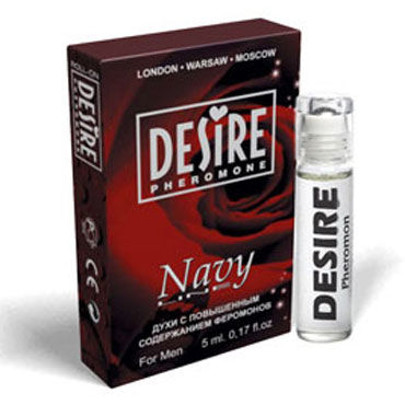 Desire Navy №1, 5 мл, Духи с феромонами для мужчин Desire Navy №1, 5 мл, Духи с феромонами для мужчин