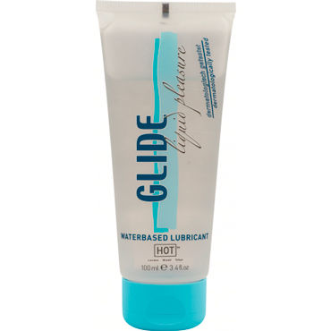 Hot Glide Liquid Pleasure, 100 мл, Увлажняющая смазка на водной основе Hot Glide Liquid Pleasure, 100 мл, Увлажняющая смазка на водной основе