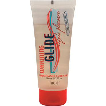 Hot Warming Glide, 100 мл, Согревающая смазка на водной основе Hot Warming Glide, 100 мл, Согревающая смазка на водной основе