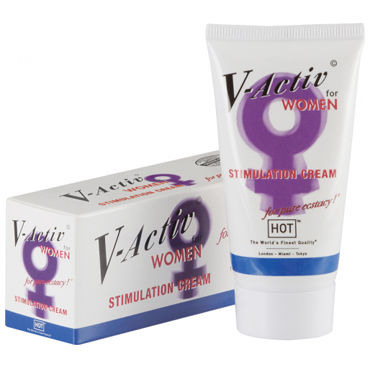 Hot V-activ Woman Stimulation Cream, 50 мл, Стимулирующий крем для женщин Hot V-activ Woman Stimulation Cream, 50 мл, Стимулирующий крем для женщин