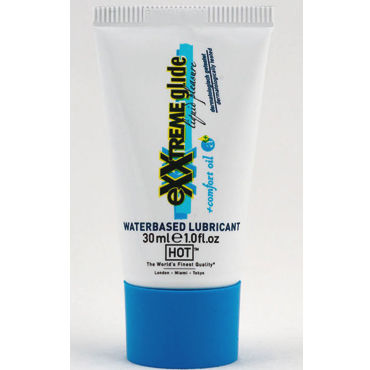 HOT Exxtreme Glide Waterbased, 30 мл, Смазка для анального секса на водной основе HOT Exxtreme Glide Waterbased, 30 мл, Смазка для анального секса на водной основе