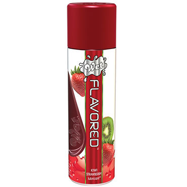 Wet Flavored Kiwi Strawberry, 102 мл, Лубрикант с ароматом клубники и киви Wet Flavored Kiwi Strawberry, 102 мл, Лубрикант с ароматом клубники и киви