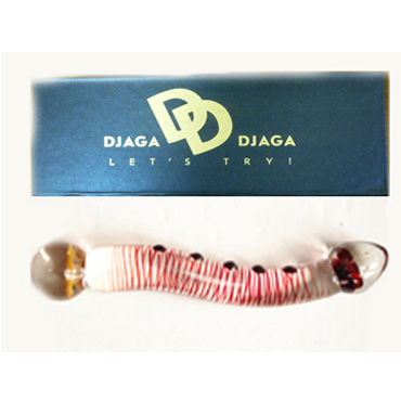 Djaga-Djaga Фаллоимитатор, Изогнутый, с 2-мя основаниями Djaga-Djaga Фаллоимитатор, Изогнутый, с 2-мя основаниями