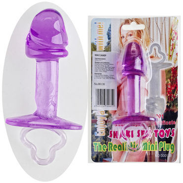 Sextoy Анальная пробка фиолетовый, В форме фаллоса Sextoy Анальная пробка фиолетовый, В форме фаллоса