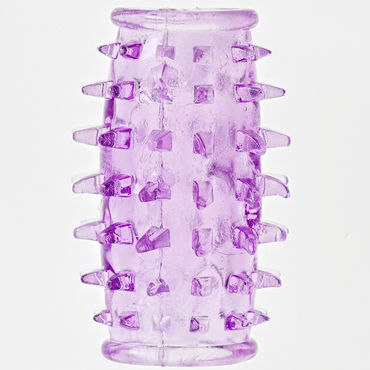 Sextoy Насадка на фаллос фиолетовый, С шипами Sextoy Насадка на фаллос фиолетовый, С шипами
